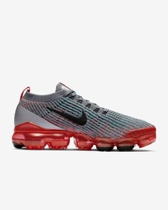 TÊNIS NIKE AIR VAPORMAX FLYKNIT 3 CINZA LARANJA - Sport Shoe