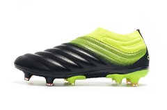 Chuteira Adidas Copa 19.0 Black Green Campo Original Couro (Bolsa + Par de Meião de Brinde) - Sport Shoe