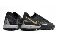 Chuteira Society Nike Phantom Venom Pro Black Gold