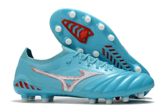 CHUTEIRA MIZUNO MORELIA NEO 3 FG ORIGINAL AZUL ÁGUA