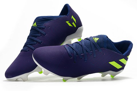 Chuteira Adidas Nemeziz Messi 19.3 FG Sinal Verde Roxo Original