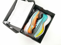 Nike ZoomX Vaporfly Next% Laranja/Verde Esmeralda