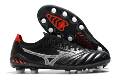 CHUTEIRA MIZUNO MORELIA NEO 3 FG ORIGINAL PRETO E GRAFITE