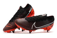 Chuteira Nike Mercurial Vapor 13 Elite SG-PRO Preto/Laranja Original