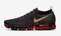 Nike Air VaporMax Flyknit 2 Preto Vermelho - comprar online