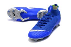 Chuteira Nike Mercurial Superfly 360 Elite Campo Original Blue Silver - comprar online