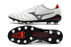 CHUTEIRA MIZUNO MORELIA NEO 3 FG ORIGINAL BRANCO PRETO na internet