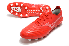 CHUTEIRA MIZUNO MORELIA NEO 3 FG ORIGINAL VERMELHO BRANCO - loja online