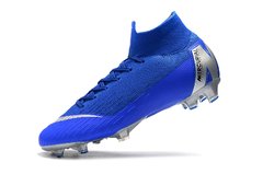 Chuteira Nike Mercurial Superfly 360 Elite Campo Original Blue Silver - loja online