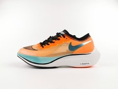 Nike ZoomX Vaporfly Next% Laranja/Verde Esmeralda na internet