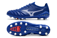 CHUTEIRA MIZUNO MORELIA NEO 3 FG ORIGINAL AZUL BRANCO na internet