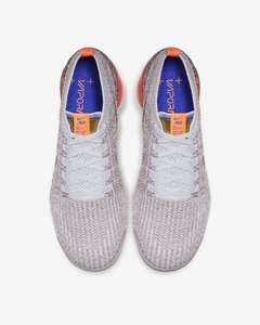 TÊNIS NIKE AIR VAPORMAX FLYKNIT 3 BRANCO LARANJA - loja online