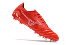 CHUTEIRA MIZUNO MORELIA NEO 3 FG ORIGINAL VERMELHO BRANCO