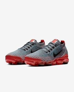 TÊNIS NIKE AIR VAPORMAX FLYKNIT 3 CINZA LARANJA