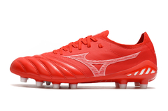 CHUTEIRA MIZUNO MORELIA NEO 3 FG ORIGINAL VERMELHO BRANCO - comprar online