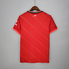 Camisa Liverpool Home 21/22 s/n° Torcedor Nike Masculina - Vermelho e Bege - comprar online