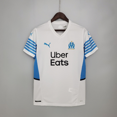Camisa Olympique Marseille I 21/22 Branca - Torcedor Puma Masculina