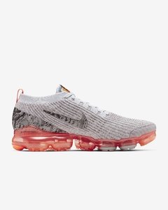 TÊNIS NIKE AIR VAPORMAX FLYKNIT 3 BRANCO LARANJA - Sport Shoe