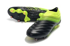 Chuteira Adidas Copa 19.0 Black Green Campo Original Couro (Bolsa + Par de Meião de Brinde) - loja online