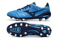 Chuteira Mizuno Morelia Neo 2 Made in Japan MD Profissional Couro de Canguru Blue - loja online