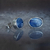 Brinco Cianita Azul Pedra Natural Prata 950
