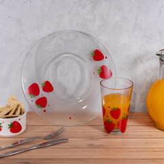 PLATO TRANSPARENTE FRUTILLAS