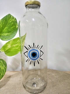 BOTELLAS DE VIDRIO OJO TURCO - tienda online