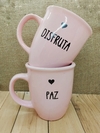 TAZA BOMBÉ ROSA MINIMAL - comprar online