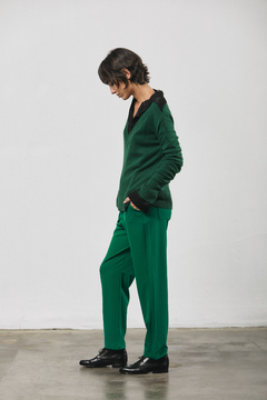 PANTALON CLASICO - VERDE