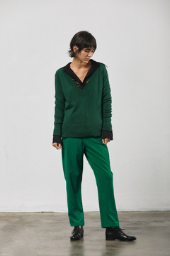 PANTALON CLASICO - VERDE - comprar online