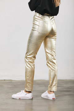 PANTALON CHUPIN SHINE - GOLD - ANONIMAS 