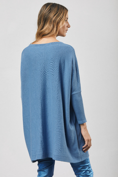 SWEATER OVERSIZE - AZUL - ANONIMAS 