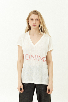 REMERA ANONIMAS - CRUDA - comprar online