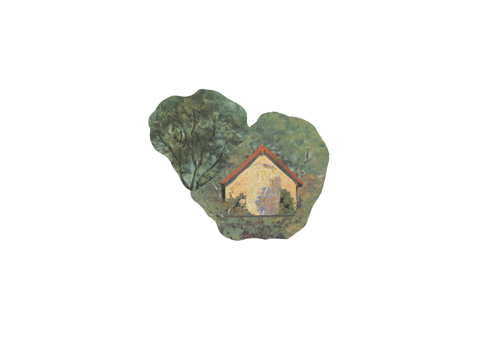 Juana Simona. Casa, árbol, campo15 x 23 cm