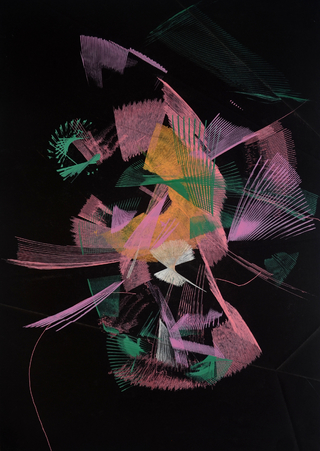 Alfio Demestre. Secuencia de color VII, 75 x 55 cm