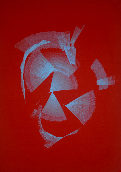 Alfio Demestre. Secuencia de color VI, 75 x 55 cm