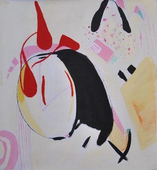 Mariela Antonini. Apego, 100x110cm.