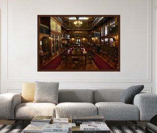 Daniel Kiblisky. Biblioteca de Chile, Sala Toribio Medina, 90 x 130 cm
