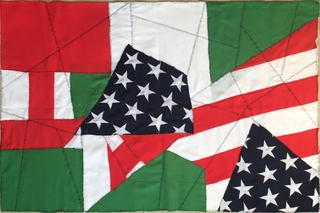 Yaya Firpo. Bandera II, 100 x 150 cm
