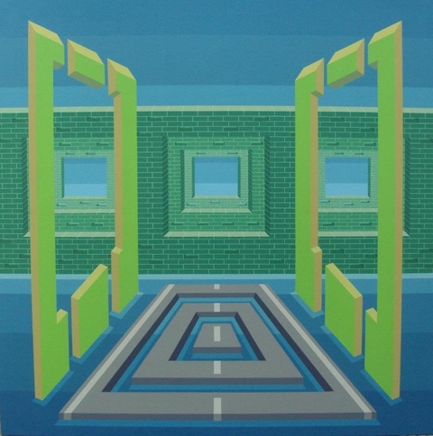 Federico Carbia. Camino, 30 cm x 30 cm (copia) (copia) (copia)