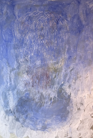 Sergio Bosco. Azul X, 130 x 90 cm