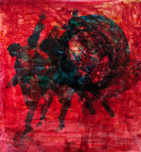 Fernando Poggio. Sin titulo, 98 x 110 cm