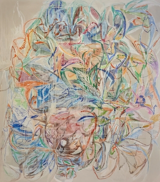 Dolores Castaño. La perla irregular, 150 x 130 cm