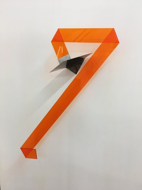 Leo Ocello. Rayo Naranja, 100 x 50 x 20