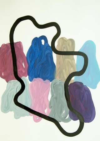 Sergio Bosco. Loop variante, 110 x 80 cm