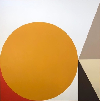 Julian Manzelli. Señalamiento solar, 190 x 190 cm