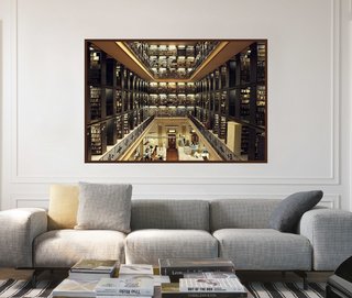 Daniel Kiblisky. Biblioteca Nacional de Brasil, 80 x 120 cm