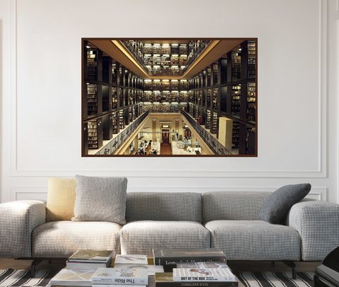 Daniel Kiblisky. Biblioteca Nacional de Brasil, 80 x 120 cm