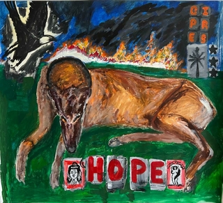 Amador Rojas. Hope, 105 x 110 cm