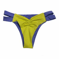 Colaless Amore Reversible Blue & Lima Tiras Blue - Morcis Swimwear